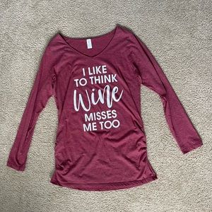 Long Sleeve Maternity Top